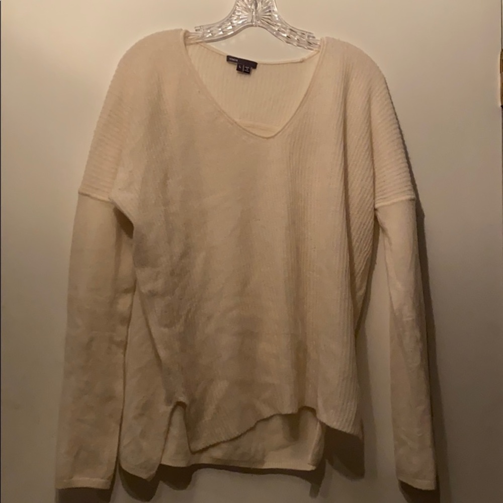 Vince cream cashmere sweater